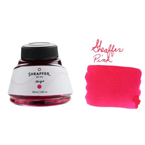 SHEAFFER SKRIP FOUNTAIN PEN INK BOTTLE PINK 50ML
