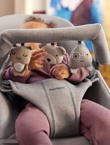 BABY BJORN SOFT FRIENDS TOY FOR BOUNCER NEUTRALS