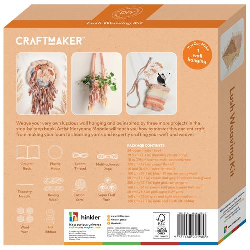 Craft Maker Lush Weaving Kit