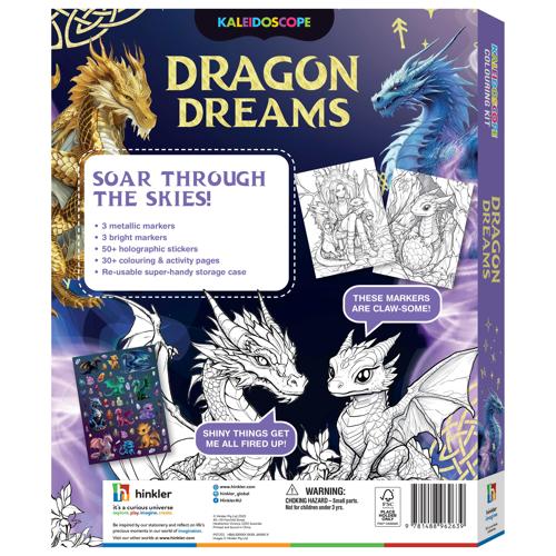 Kaleidoscope Colouring Kit Dragon Dreams
