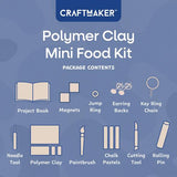 Craft Maker Classic Polymer Clay Mini Foods Kit