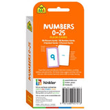 School Zone Numbers 0-25 Flash Cards