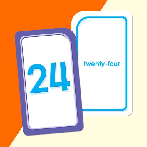 School Zone Numbers 0-25 Flash Cards