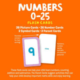 School Zone Numbers 0-25 Flash Cards