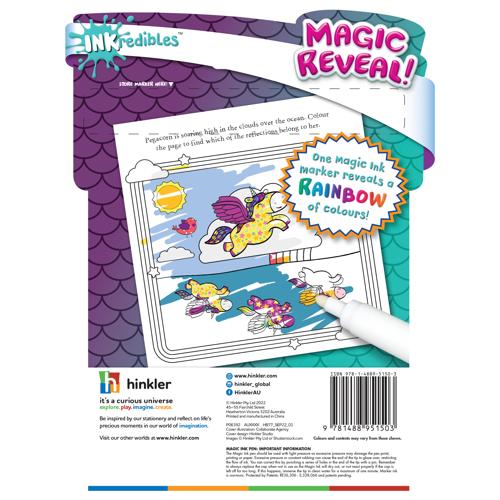 Inkredibles Magic Ink Pictures Unicorns and Friends