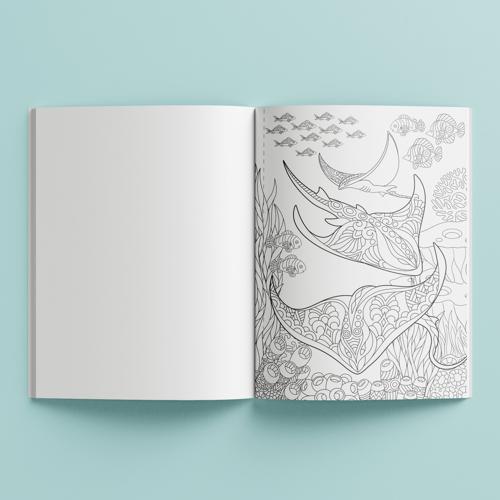 Kaleidoscope Colouring Majestic Animals