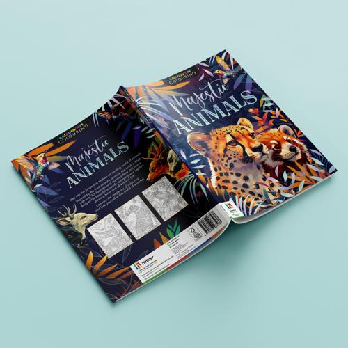 Kaleidoscope Colouring Majestic Animals