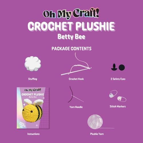 OMC! Crochet Plushie Betty Bee