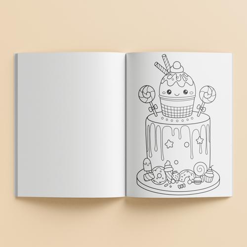 Kaleidoscope Coloring Scented Stickers Totally Sweet