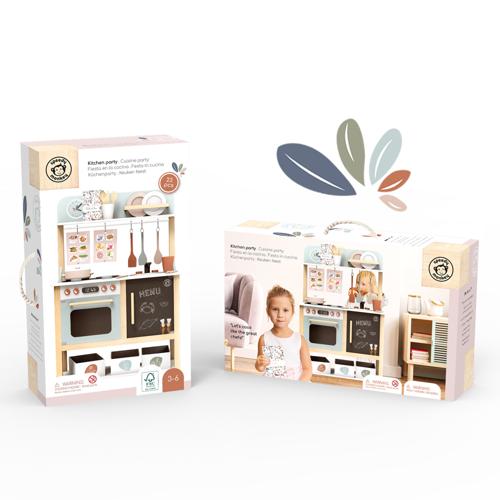 Role Play Kitchen with 20 Accessories