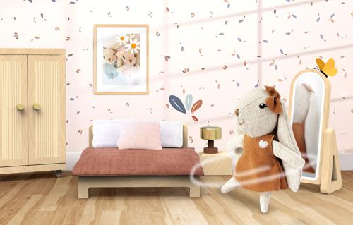 Doll House Bedroom + 1 Character