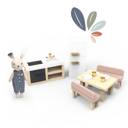 Doll House Kitchen + 1 Character