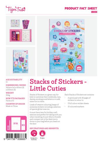 Stacks of Stickers - Little Cute