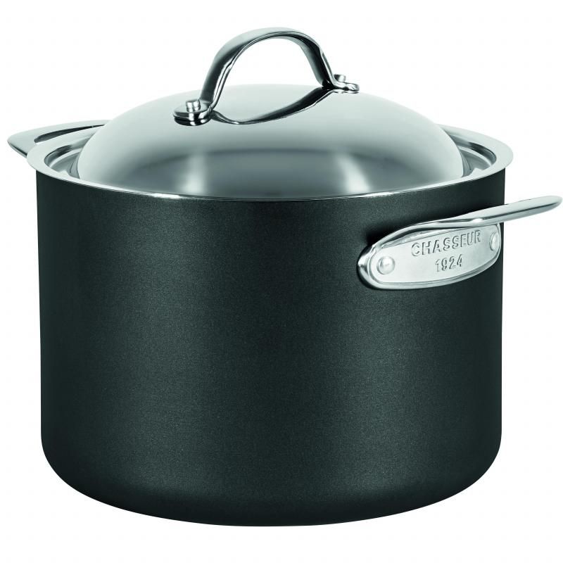 Chasseur Hard Anodised 24X17cm 7L Stock-Pot