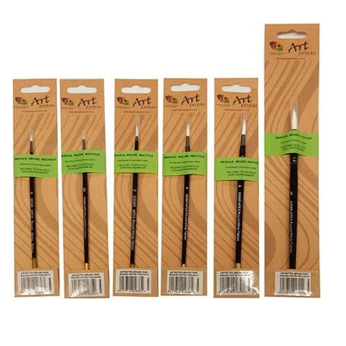 Artextra Brush 5008 Round White Taklon10
