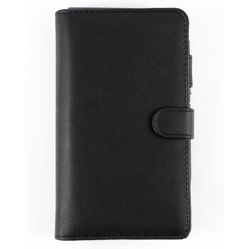 Debden Dayplanner Organiser Personal Slim Snap Closure PU Black