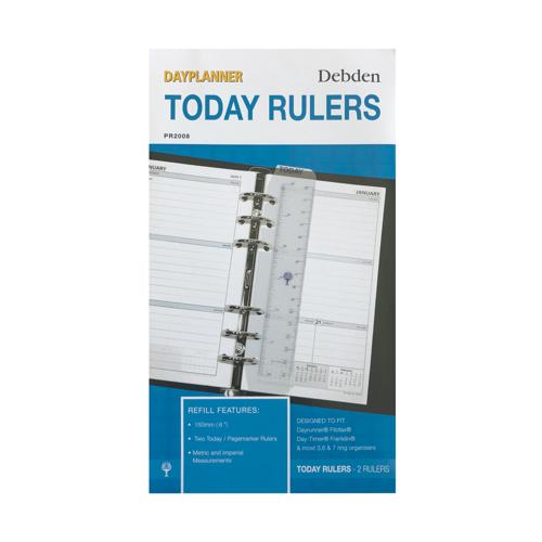 Debden Dayplanner Personal Today Ruler 2 Pack