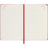Moleskine Diary 12 Month Daily HC Pocket Scarlet Red 2026