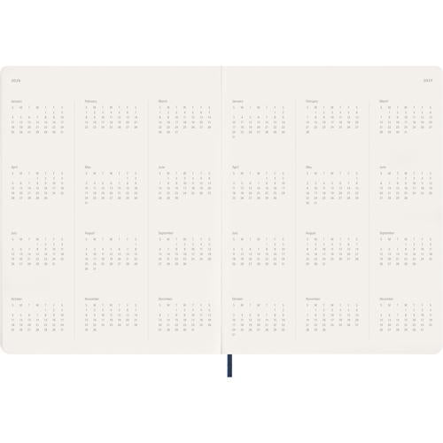 Moleskine 13 Month Essential Planner SC Weekly Vertical XXL Sapphire Blue 2026