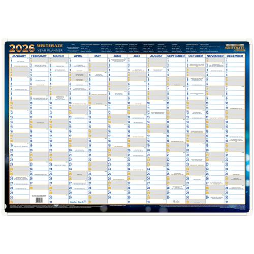 Writeraze Wallplanner Executive 500x700mm Framed 2026