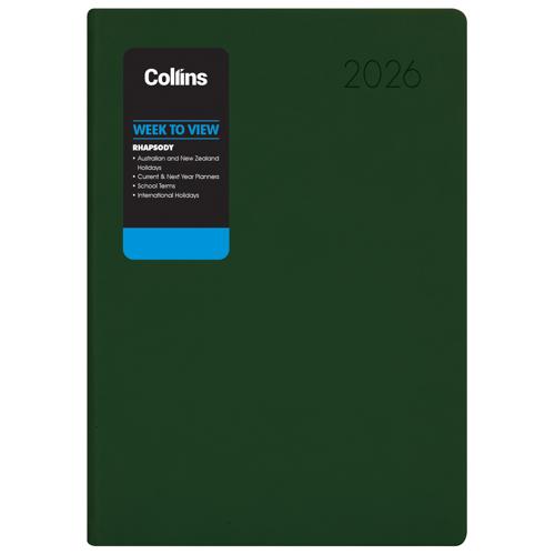 Collins Rhapsody A53 WTV Diary 2026 Racing Green - Smartfox