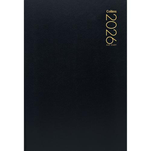 Collins Diary A42 Black 2026