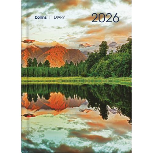 Collins A51 NZ Majestic Landscapes DTP Diary 2026