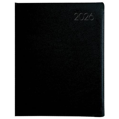 Collins Portfolio WTV Diary Wiro Tabbed Black 2026