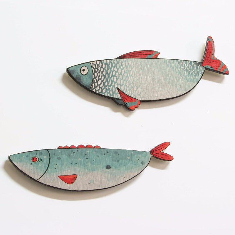 Wall Art - Set of Fish x 5