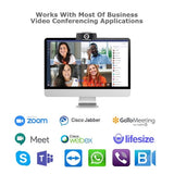 Adesso 1080P HD Webcam H4, USB, Built-In Microphone, CyberTrack H4