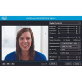 Adesso 1080P HD Webcam H4, USB, Built-In Microphone, CyberTrack H4