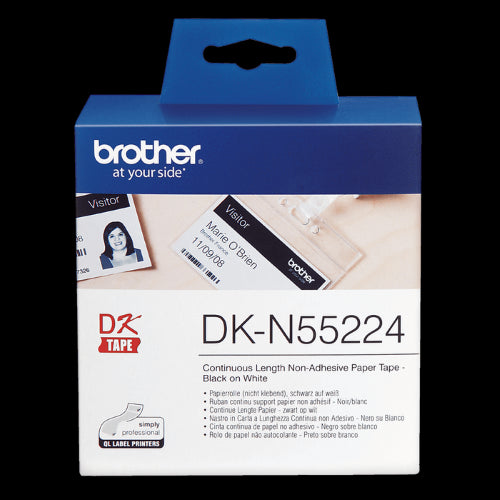 Brother DKN 55224 Continuous Non Adhesive Roll