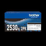 Brother TN2530XL Genuine Black Toner, 2's pack
