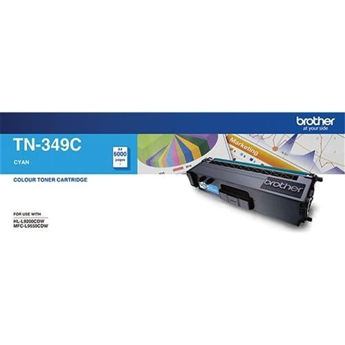 Brother TN349 / TN 349C Cyan High Yield Genuine Toner
