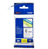 Brother TZe111 6mm TZ Tape Black on Clear