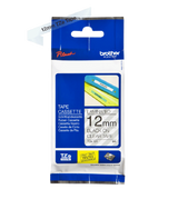 Brother TZe131 12mm TZ Tape Black on Clear x 8 Metres