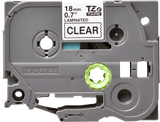 Brother TZe141 18mm TZ Tape Black on Clear