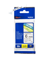 Brother TZe211 6mm TZ Tape Black on White