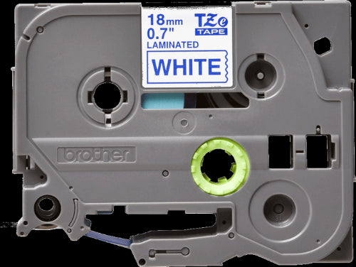 Brother TZe243 18mm TZ Tape Blue on White
