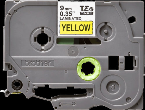 Brother TZe621 9mm TZ Tape Black on Yellow