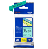 Brother TZe741 18mm TZ Tape Black on Green