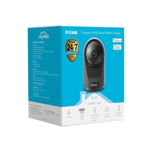 D-Link Compact Full HD Pan & Tilt Wi-Fi Camera