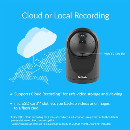 D-Link Compact Full HD Pan & Tilt Wi-Fi Camera