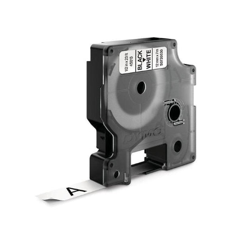 Dymo D1 Tape 12mm Black on White (45013)