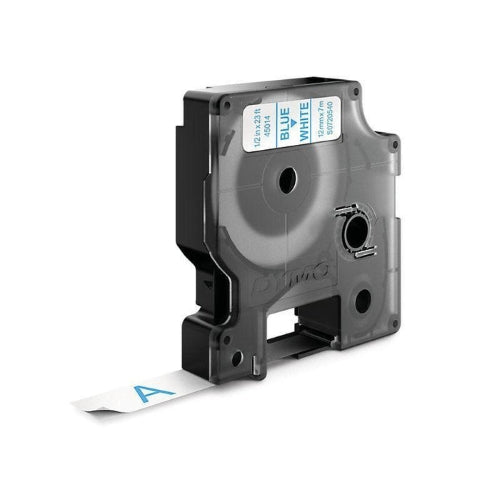 Dymo D1 Tape 12mm Blue on White (45014)