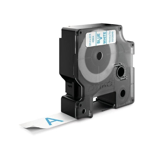 Dymo D1 Tape 19mm Blue on White (45804)