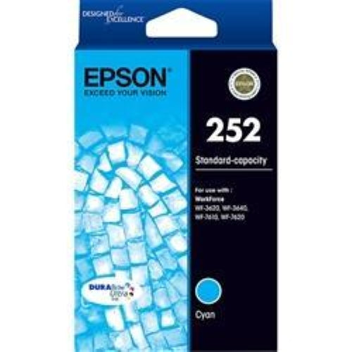 Epson 252 Cyan DuraBrite Ultra Original Cartridge