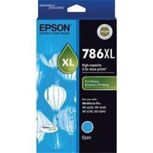 Epson 786 / 786XL Cyan High Capacity Original Cartridge