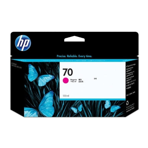 HP 70 Magenta Genuine Ink, 130ml (C9453A)
