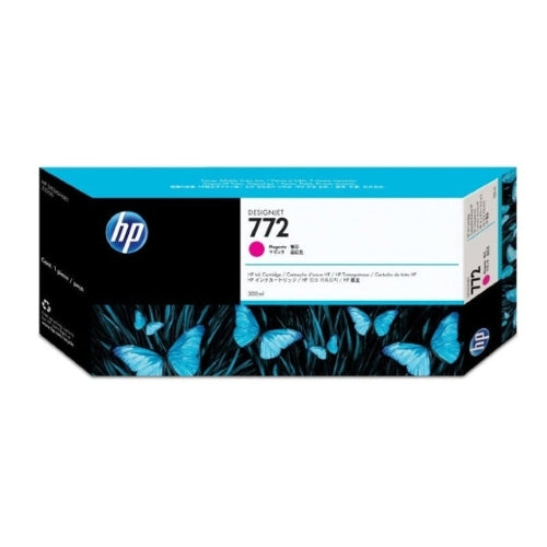 HP 772 Magenta Genuine Ink Cartridge, 300ml (CN629A)